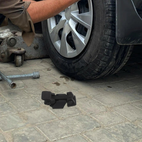 Heavy Duty Black Abs Hood Latch Lock Catch With Secure Bumper Retainer Clips For Cars And Tool Cabinets Ensures Tight Closure And Easy Install Every Time mounted near car wheel