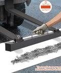 60 Inch Hanging Magnetic Sweeper With 140 Lbs Lifting Capacity Heavy Duty Nail Magnet Tool for Forklifts in use collecting nails