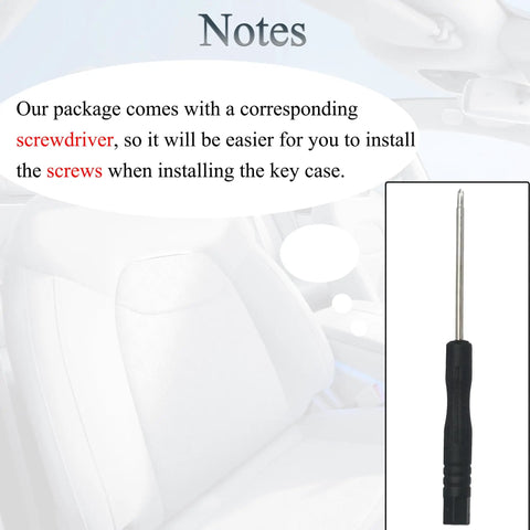 Notes about Hyundai Key Fob Shell Case Replacement For Sonata And Santa Fe with included screwdriver for installation.