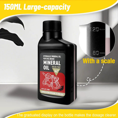 150ml mineral oil bottle for Bike Hydraulic Brake Bleed Kit With 150ml Mineral Oil Universal Adapters For Shimano TEKTRO TRP Disc Brakes