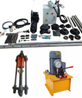 110V Portable Line Boring And Welding Machine Kit With 220V 100T Pressing Sleeve and Chain Dismantling Tool for Excavator Repair