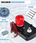 Water Softener Valve Motor Assembly Replacement Kit With Gear Housing And Wiring for WS26X10021 Fits WS26X21821 systems