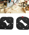 Top Shelf Aluminum Corner Radius Template Set R15 Through R50 Router Table Edge Shaper, R20 to R50 templates for precise cuts.
