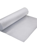 Beat The Heat 3MM Closed Cell Foam Radiant Barrier Insulation Roll With Reflective Engineered Foil Thermal Shield unrolled showing foil surface.