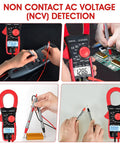 Clamp Meter Multimeter With True RMS, 2000A AC DC Current, 6000 Counts, Bluetooth Data Logging To 570Y App measuring NCV