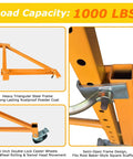 Heavy Duty Scaffold Outriggers Four Pack With Five Inch Lock Casters Built For Baker Style Frames, heavy triangular steel frame