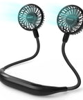 Portable Neck Fan for Hands Free Cooling, Lightweight Wearable Personal Fan With 360 Degree Adjustability And Ultra Quiet