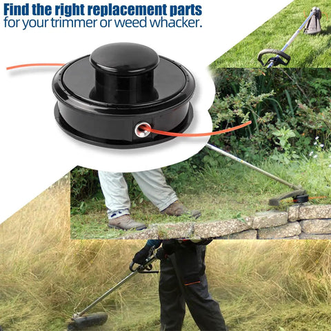 Trimmer Head Replacement For Echo Echomatic SRM210 SRM225 SRM230 SRM235 SRM2100 Straight Shaft Trimmers 21560070 Weed Wacker Head Durable ABS PVC Construction Easy Install And Reliable Performance