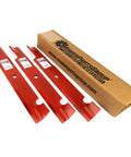 Three USA Made Reaper 18 Inch Mower Blades For Scag 52 Inch Freedom Z Tiger Cub Turf Tiger Wildcat Replaces 482878 And More