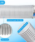 Top Shelf Pvc Dust Collection Hose For Serious Woodworker Shop Grind Heavy Duty Industrial Vacuum 3 Inch Diameter 10 Feet Long.