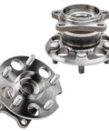 Rear Wheel Bearing Hubs Assembly Kit for AWD Toyota Highlander Venza Lexus RX330 RX350 RX400h 2004 Through 2016 2 Pack 5 Lug