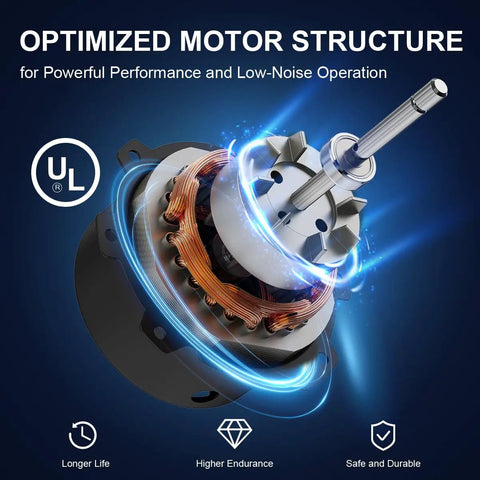Optimized motor structure for 18 Inch High Velocity Oscillating Pedestal Fan With Aluminum Blades Industrial Metal Frame 5400 CFM Durable Standing Fan