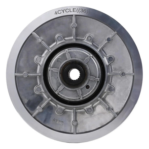 Beefed Up Rear Driven Clutch For EZGO Gas Golf Cart High Torque Upgrade 4 Cycle 1991 And Up Aluminum Drive Clutch Replacement OEM 25244G1 25632G01 G02 G03 26301G01, silver