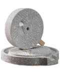 Natural Granite Hand Crank Mill Grinder For Beans Grains Spices And Herbs Handmade Wooden Frame Dry And Wet Grinding Stone Burr