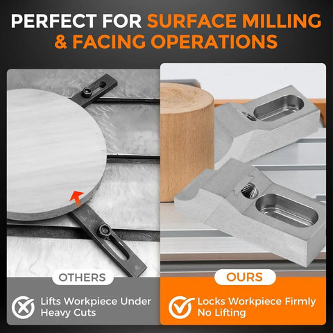 Heavy Duty Side Clamp Vise With 60K N Clamping Force And Low Profile Arched Design For Precision Molding Machining On Small Gearboxes showcasing effective workpiece locking.