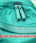 Heavy Duty 6 Inch Stainless Steel Wire Key Rings And Keychains Kit securing backpack zippers for strong secure closure