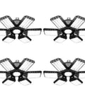 Four Ultra Bright 240W LED Garage Ceiling Light Fixtures with six plus one panels, energy efficient design for large areas.