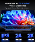 TriL110 3 Lens Digital Microscope With 10.1 Inch IPS Screen 2500X HD Coin View LCD Soldering Microscopy For Grownups 14 LED Lights 2K Quality PC And TV Compatible displaying colorful IPS screen