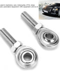 Two Pack Heim Joint Rod End Kit 1/2-20 RH Thread Male Rod End Bearing With Hardened Steel Zinc Plated Finish Universal Fit For Automotive Suspension Machinery CNC Equipment Linkage Systems Power Transmission And Heavy Duty Off Road Projects, pair with jam nuts