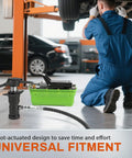 Foot Operated Air Hydraulic Pump 10,000 PSI Heavy-Duty With Three Eighths Inch NPT Outlet And Quarter Inch Air Inlet in auto repair