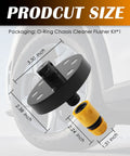 Magnetic Chassis Flusher Kit With 360 Degree Rotating Spray Nozzle and Quick Connect dimensions