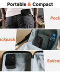 Ultra Compact Precision Screwdriver Set With Aluminum Handle And Flexible Shaft Grab-and-Go Magnetic Bits fits in pocket, backpack, suitcase
