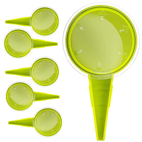 Handheld Seed Dispenser Tool 6 Pack Garden Seeder Sower With Five Dial Settings For Small Flower And Vegetable Seeds