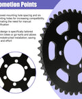 35 Chain Rear Sprocket 40 Tooth Compatible With Mini Bikes highlighted features and design details