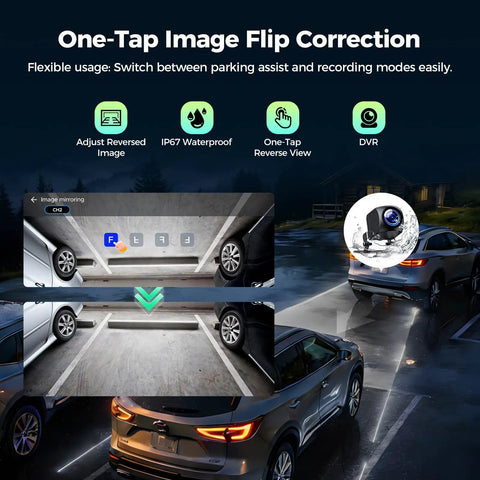 One-Tap Image Flip Correction feature on 11 Inch AI CarPlay Screen With Gemini AI And Google Play Apps And Wireless Android Auto