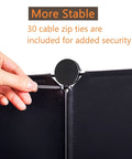 Hand tightening cable zip tie on black stackable cube organizer for secure setup, part of the Smooth Setup Stackable Cube Storage Organizer Built For Quick Closet Upgrades And Smart Home Organization Perfect For Shoes Fabric Bins Books And Decor Keeping Your Place Tidy And Totally Fresh.