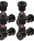Rear Golf Cart Leaf Spring Bushings Kit With Rubber And Iron Parts 8 Piece Replacement Set for stable suspension