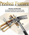 Built Tough 4 Inch 2 Jaw Gear Puller Adjustable High Strength breaking metal under hammer impact showcasing durability