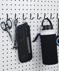Pegboard Organizer Set 16 Pack With Bins Baskets Cups Hooks And J Hooks For One Eighth And One Quarter Inch Pegboards Black Holders
