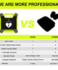 Front view of neon-yellow AED trainer device with black screen and heart icon for CPR training (XFT-120G)