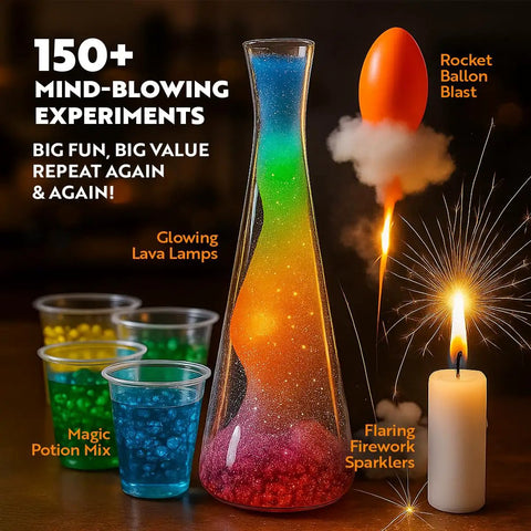 Totally Explosive Chemistry Kit For Curious Kids Ages 8 To 12 With Over 150 Experiments And 75 App And Video Guided Projects