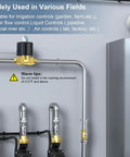 Installed Brass Electric Solenoid Valve 1/4 Inch NPT Normally Closed 12V DC 2W025-08 in industrial pipeline system