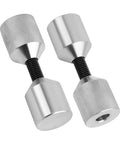 Premium 4Pcs Aluminium Flange Two Hole Alignment Pins 1-1/8 Inch Dia for precise machinery installation tasks.