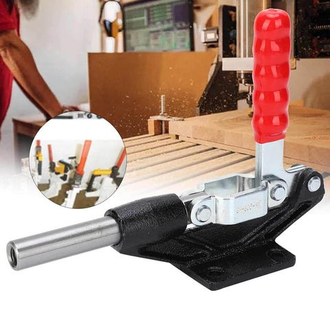 Pro Grade Adjustable Welding Toggle Clamp With Quick Release For Woodworking Jigs And Fixtures, Push Pull Toggle Action