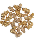 Grease Fitting Assortment Kit With Straight And Angled Nozzles For Automotive And Mechanical Use Provides Easy Lubrication Access