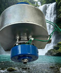 2000W Portable Hydroelectric Power Generator With 110V To 220V Output Aluminum Alloy Water Turbine by waterfall