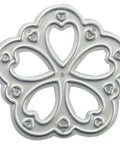 Floral pattern die from Nine Piece Flower Die Set For Card Making And Scrapbooking, Carbon Steel Cutting Dies For Floral Patterns And Snowflake Designs