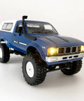 RC Crawler C24 4x4 Off Road Truck RTR 1/16 Scale All Terrain with LED lights and black tires, front angle view