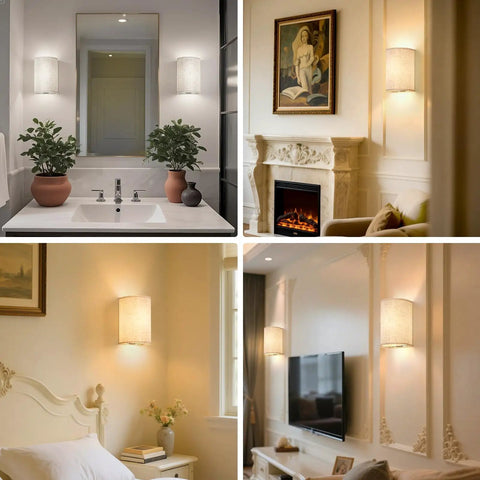 Wireless Rechargeable Wall Sconces Set Of Two Featuring 16 Rgb Hues And Three Warm Tones Delivering An Adjustable 1000 Lumen Glow in modern decor.