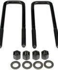 Chevrolet Express 3500 Rear Leaf Spring Axle U Bolt Kit Fits 1996 to 2020 Vans Premium OE Replacement Heavy Duty Hardware image