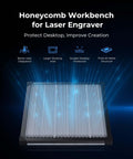 Creality Honeycomb Workbench for Laser Engraver, 500x500mm aluminum honeycomb bed