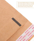 Kraft Paper Envelopes With Honeycomb Padding And Double Layer Design, Large Capacity Padded Mailers, adhesive strip shown