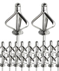 Heavy Duty Aluminum Blind Rivet Kit with Assorted Universal Rivets featuring stainless mandrels, vibration-resistant locks