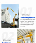 Self Propelled Telescopic Boom Lift Job Site Workhorse For High Reach Commercial Construction and Routine Maintenance Chores with flexible operation and dual power options.