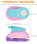 Dimensions of Heavy Duty 3 Inch Circle Punch With Spring Action Lever Built Tough Durable Steel Blade for Smooth No Jam Cutting