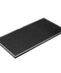 Dofiki steel honeycomb laser bed for P2/P2S CO2 laser cutter, black frame with ruler edge.